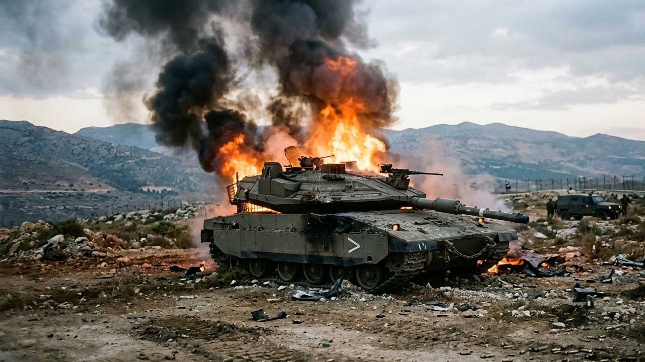 Siyonist katiller şokta! Tanksavarın tadına baktılar