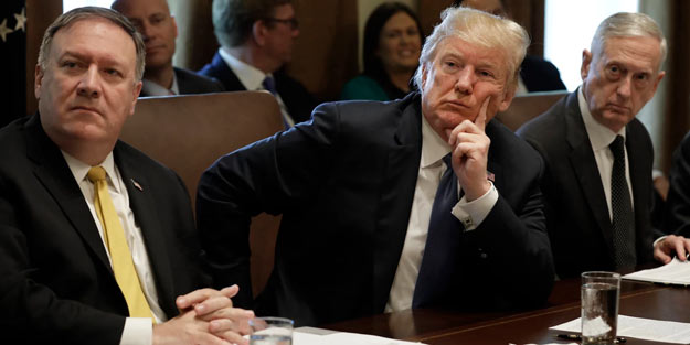Siyonist sevici Pompeo zırvaladı! “Tanrı Trump’ı Yahudileri kurtarmak için gönderdi”