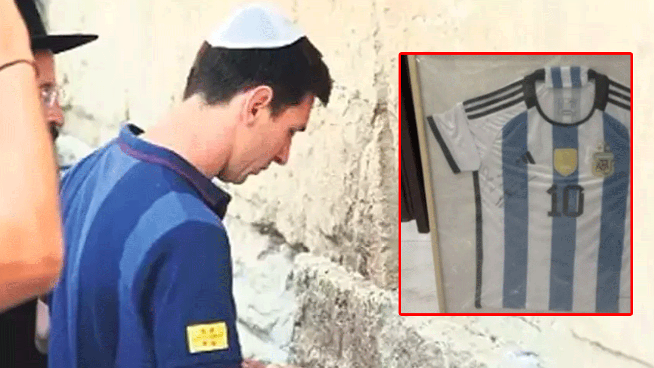 Siyonist yalakası Messi, Esad'a imzalı forma yollamış!