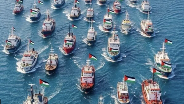 Siyonist’in dronları hakikati durduramayacak! Vicdanı vuramazsınız 50’den fazla tekne, tek bir hedef için ilerliyor