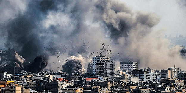 Siyonistler Kudüs Hastanesi'nin yakınını bombalıyor!