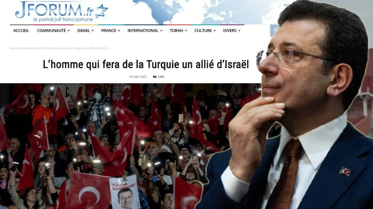 Siyonistlerden İmamoğlu'na övgü! Türkiye’yi İsrail’in müttefiki yapacakmış!