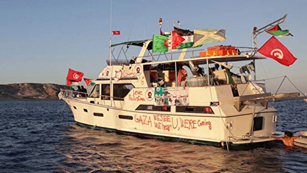 Siyonistlerden Sumud Filosu’na müdahale: Alıkonulan gemi ve aktivistler nerede?
