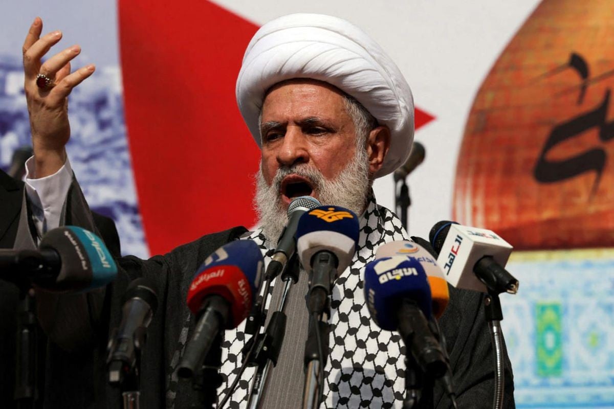 Siyonistlerin Lübnan planına Hizbullah'tan sert barikat! Naim Kasım meydan okudu!