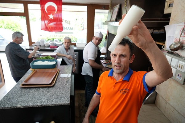 Siz daha önce böyle bir ayran gördünüz mü?