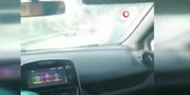 Skandal görüntüler! İBB çalışanı trafikte dehşet saçtı