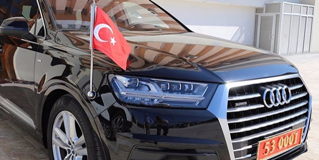 Alman makam aracı garaja girdi!