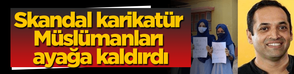 Skandal karikatür Müslümanları ayağa kaldırdı