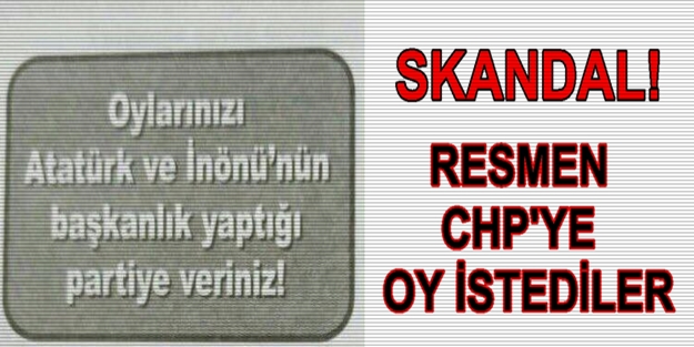 Skandal! Sınav sorusuyla CHP'ye oy istediler