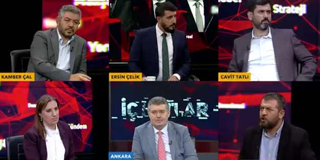 Skandal tehdit sonrası canlı yayında patladı! 'Gel dövsene lan gel döv'