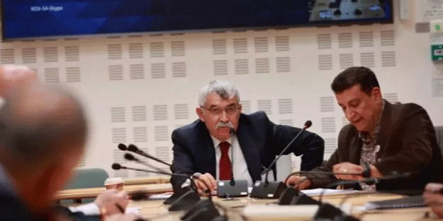 Skandal! Terör örgütü PKK'nın sözde sorumlusu parlamentoda ağırlanmış
