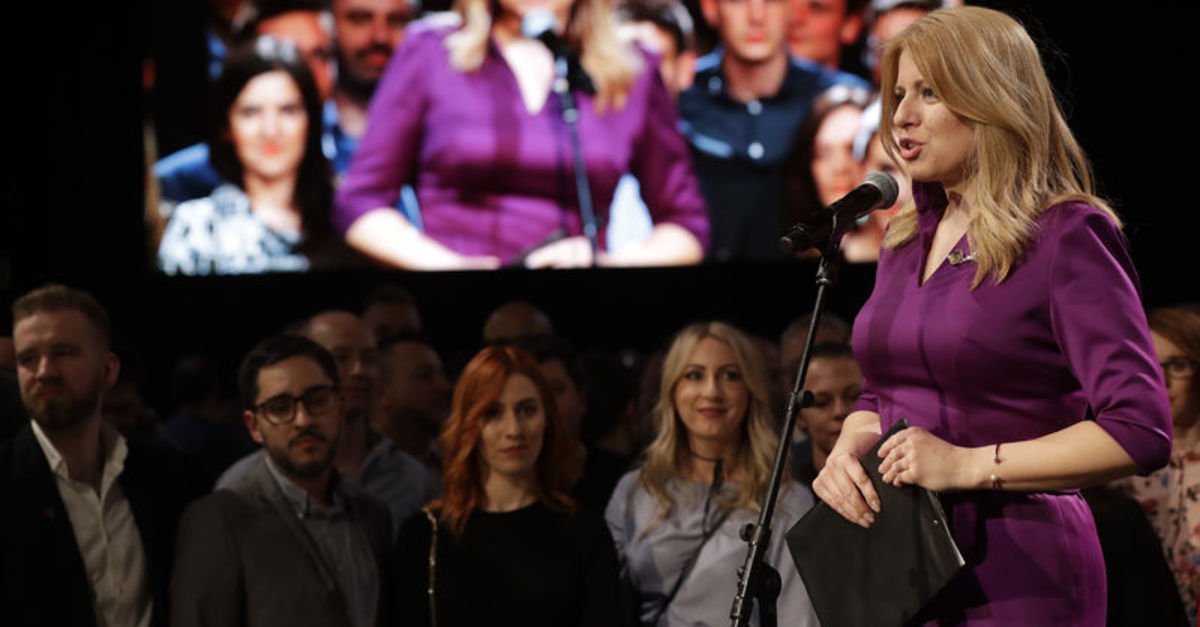 Slovakya'da ilk kadın cumhurbaşkanı seçildi