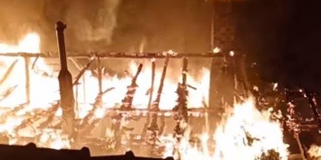 Sobayı yakmak isterken evi de kendini de yaktı!