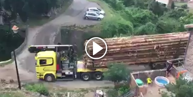 Şoför imkansızı başardı!