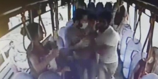 Şoför kapıları kapatınca otobüsteki hırsız kaçamadı