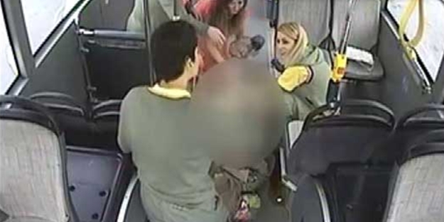 Şoförden büyük mücadele: Otobüste doğum yaptı!