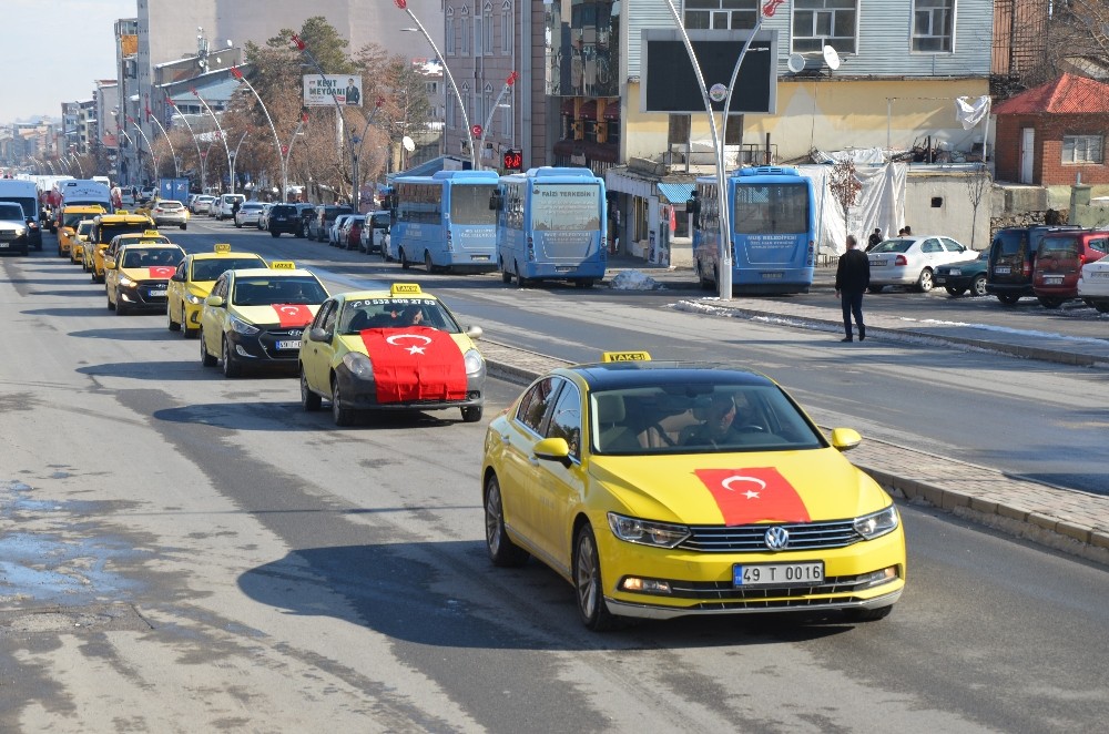 Şoförlerden Bahar Kalkanı Harekatı’na destek 