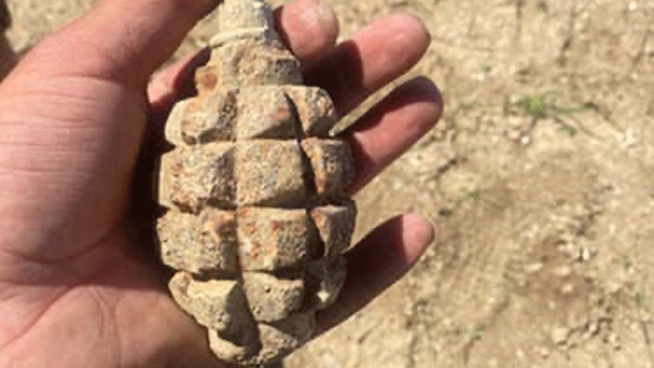 Soğan tarlasından çıktı: Polatlı'da 104 yıllık el bombası bulundu