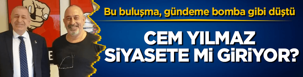 Şok buluşma! Cem Yılmaz siyasete mi giriyor?