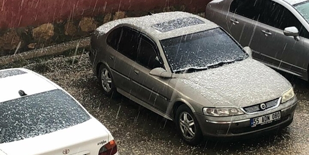 Şok eden görüntü! Mayıs ayında kar yağdı