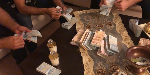 Şok eden görüntü! Polis saya saya bitiremedi