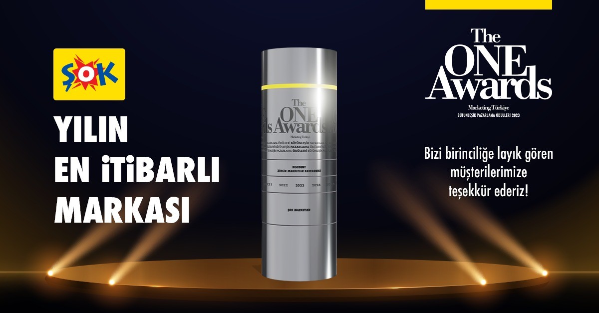 ŞOK Marketler’e "Yılın İtibarlısı" Ödülü