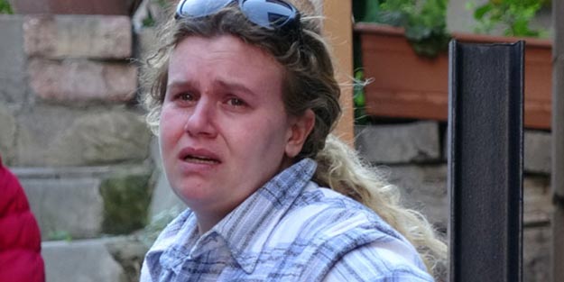 Şoka giren çekici sürücüsü gözyaşlarını tutamadı