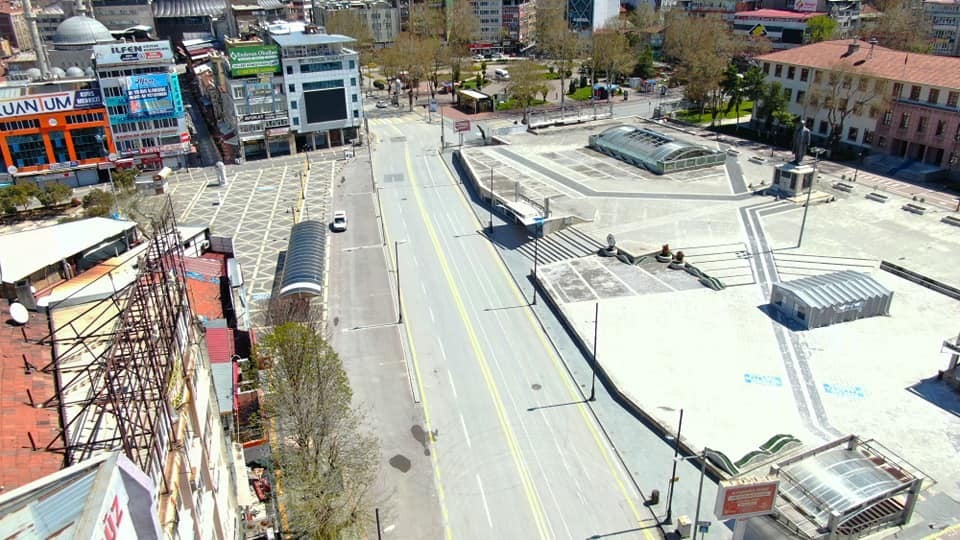 Sokağa çıkma kısıtlamasının son gününde Malatya’da sessizlik hakim 