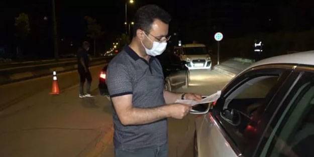 Sokağa çıkma kısıtlamasının son saatlerinde ceza yediler