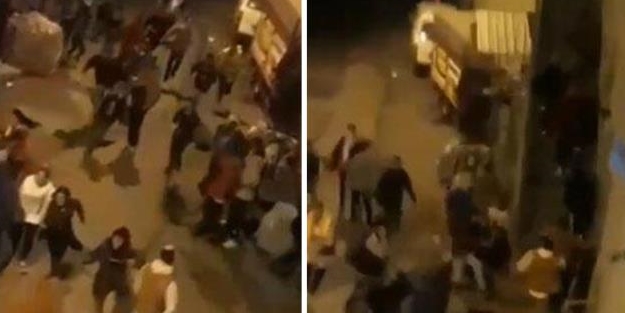 Sokağa çıkma yasağında ilginç görüntü! Çığlıklar atarak kaçtılar