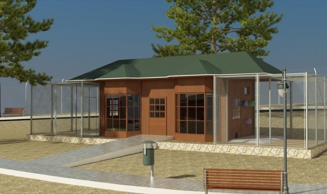 Sokak hayvanları için bakımevi ve otel