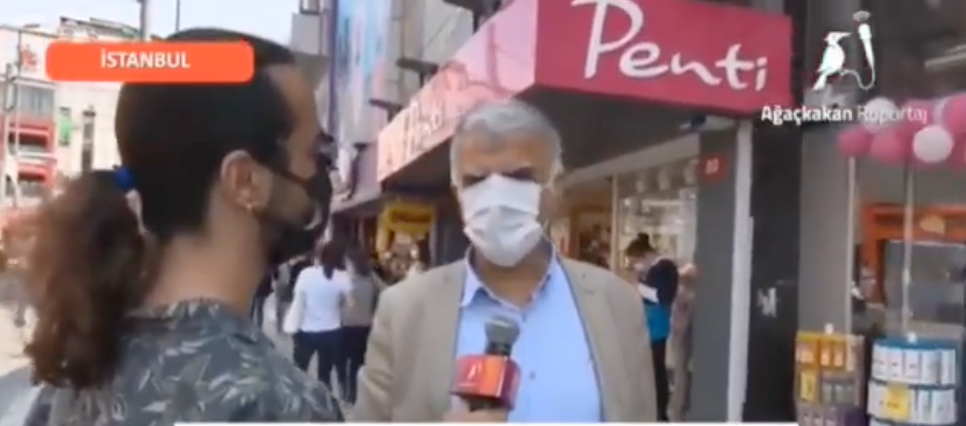 Sokak röportajında "Geçinemiyorum" diyen kişi bakın kimmiş