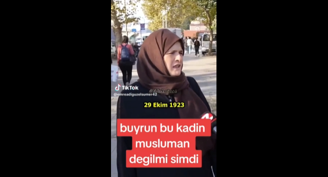 Sokak röportajında Mustafa Kemal için öyle şeyler söyledi ki CHP’lilerin ağzı açık kaldı