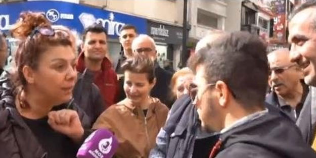 Sokak röportajında skandal sözler: Burası Atatürkçülerin, AK Partililerin burada işi yok