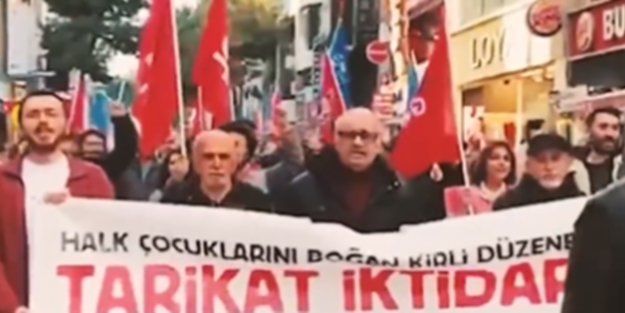 Sokakları karıştırmaya çalışıyorlar! İzmir'de "kahrolsun şeriat" sloganları ile yürüdüler