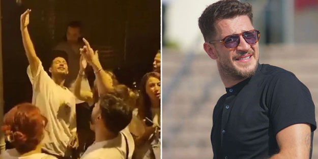 Sokakta şarkı söyleyen Uraz Kaygılaroğlu'na apartmandan su döktüler