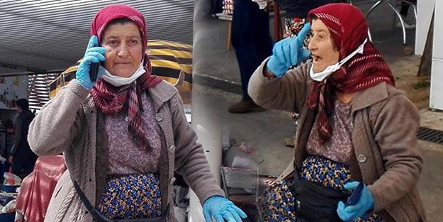 Sokakta yakalanan 65 yaşındaki teyze dedesini suçladı