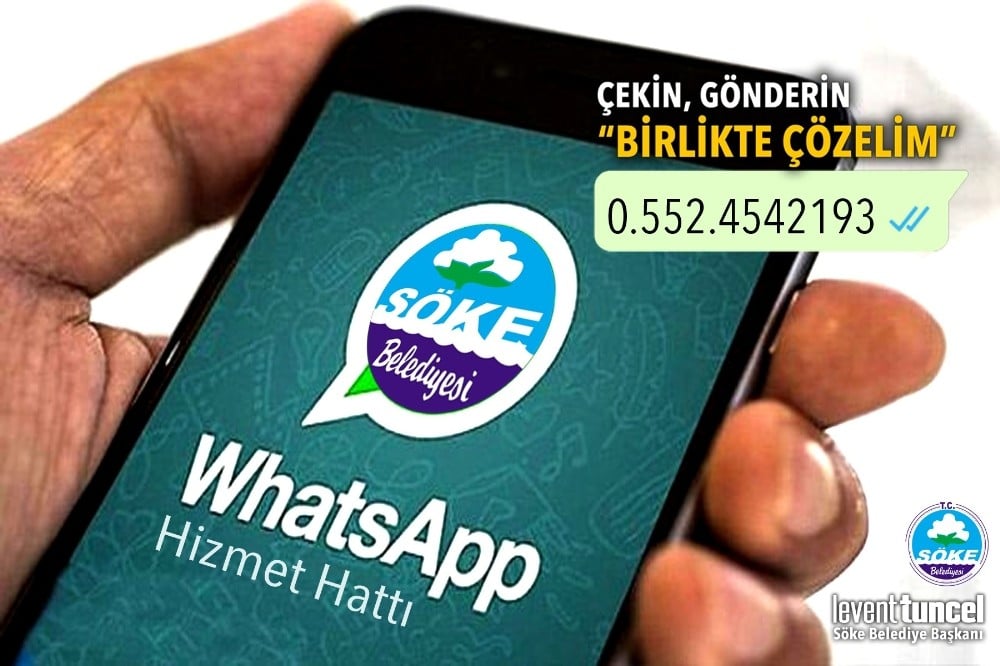 Söke Belediyesi’nden WhatsApp Hizmet Hattı 