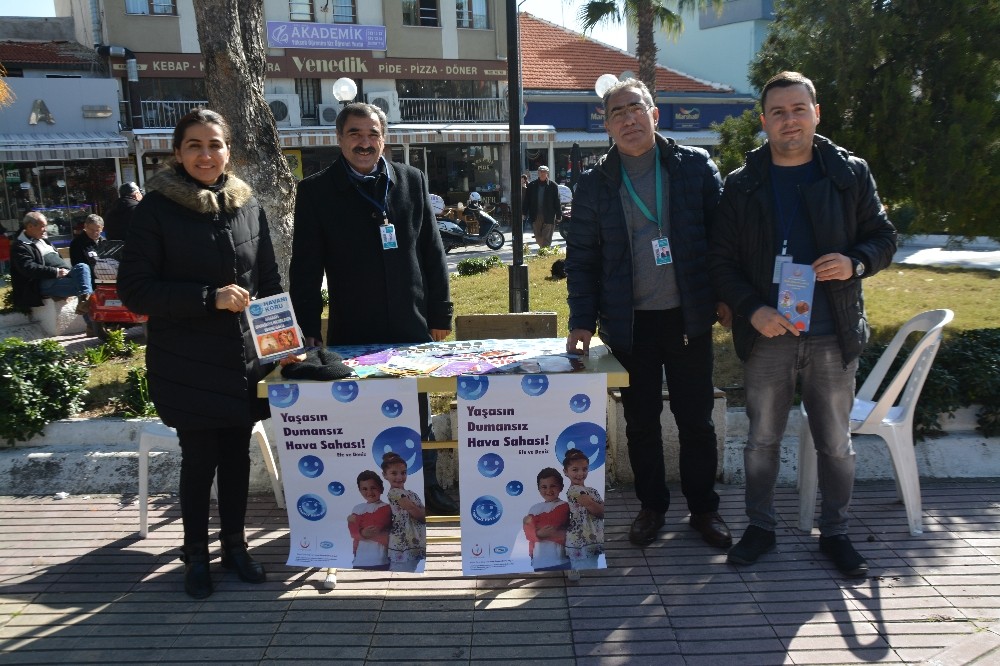 Söke İlçe Sağlık Müdürlüğü sigaraya karşı uyardı 