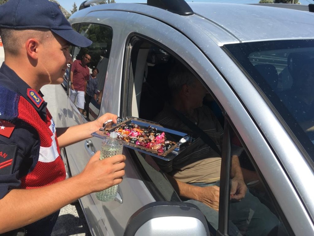 Söke Jandarmadan Trafikte Bayram Denetimi 