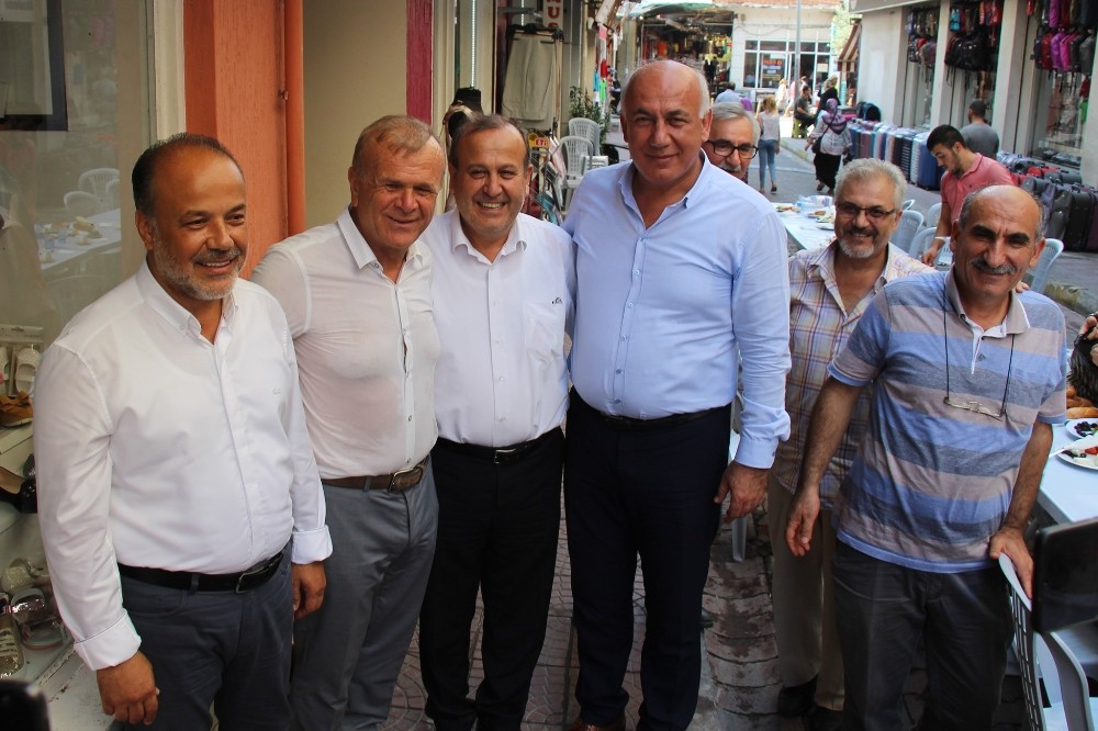 Söke’de Başkan Tuncel esnafın konuğu oldu 
