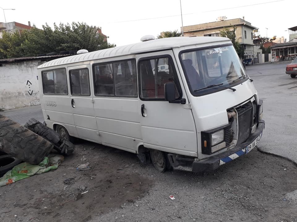 Söke’de çalınan minibüs bulundu 