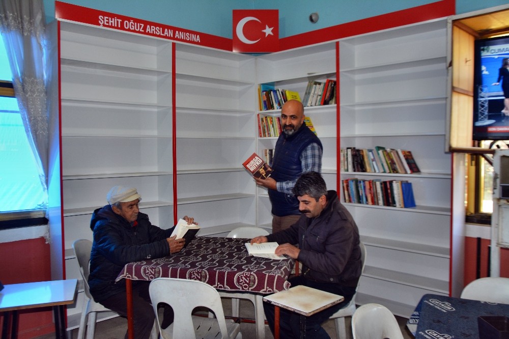 Sökeli kahveci şehidin adına kütüphane oluşturdu 