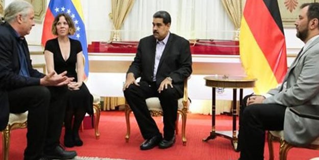 Sol Partili Hunko Maduro ile görüştü! Almanya karıştı