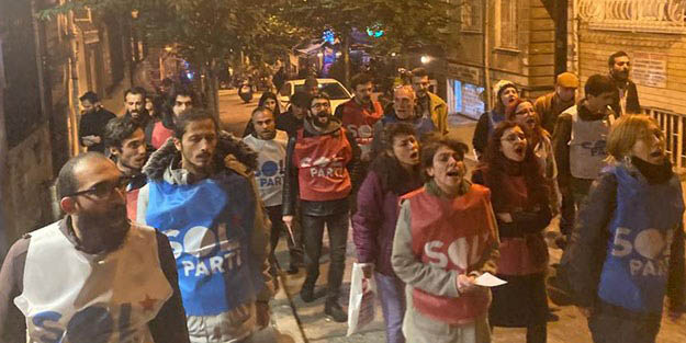 Solcu gruplar sokakları karıştırmaya çalışıyor! Şişli'de tehlikeli provokasyon..