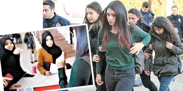 Solcu zorbalar sergiye saldırdı