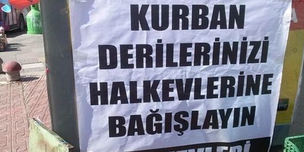 Solcuyuz diyen Halkevleri kurban derisi topluyor