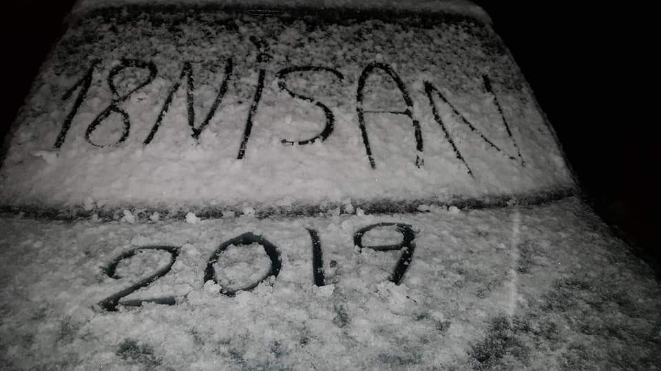 Solhan’da önce kar, sonra yağmur etkili oldu 