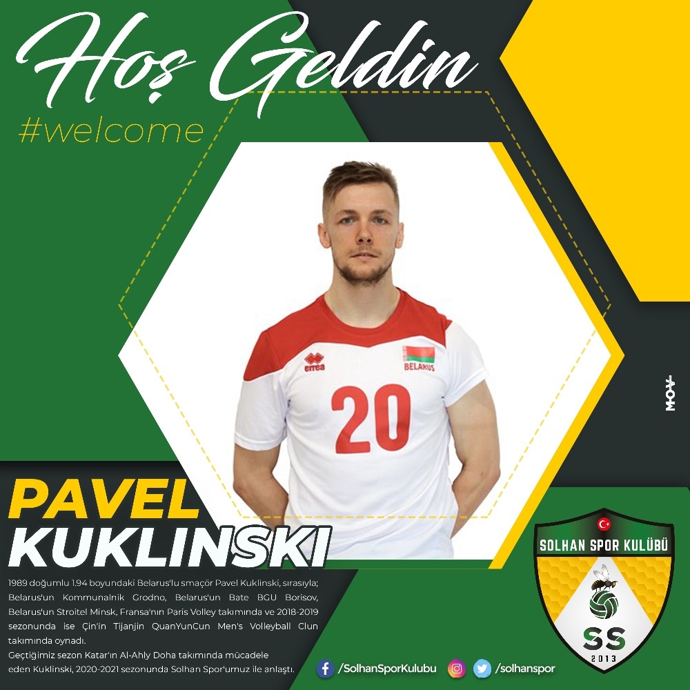 Solhanspor, Belaruslu smaçör Pavel Kuklinski ile anlaştı 