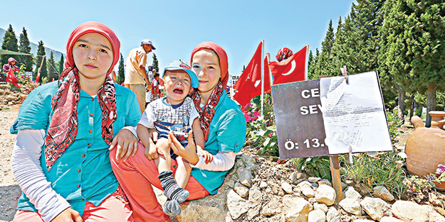 Soma’da şehit babaya mektup
